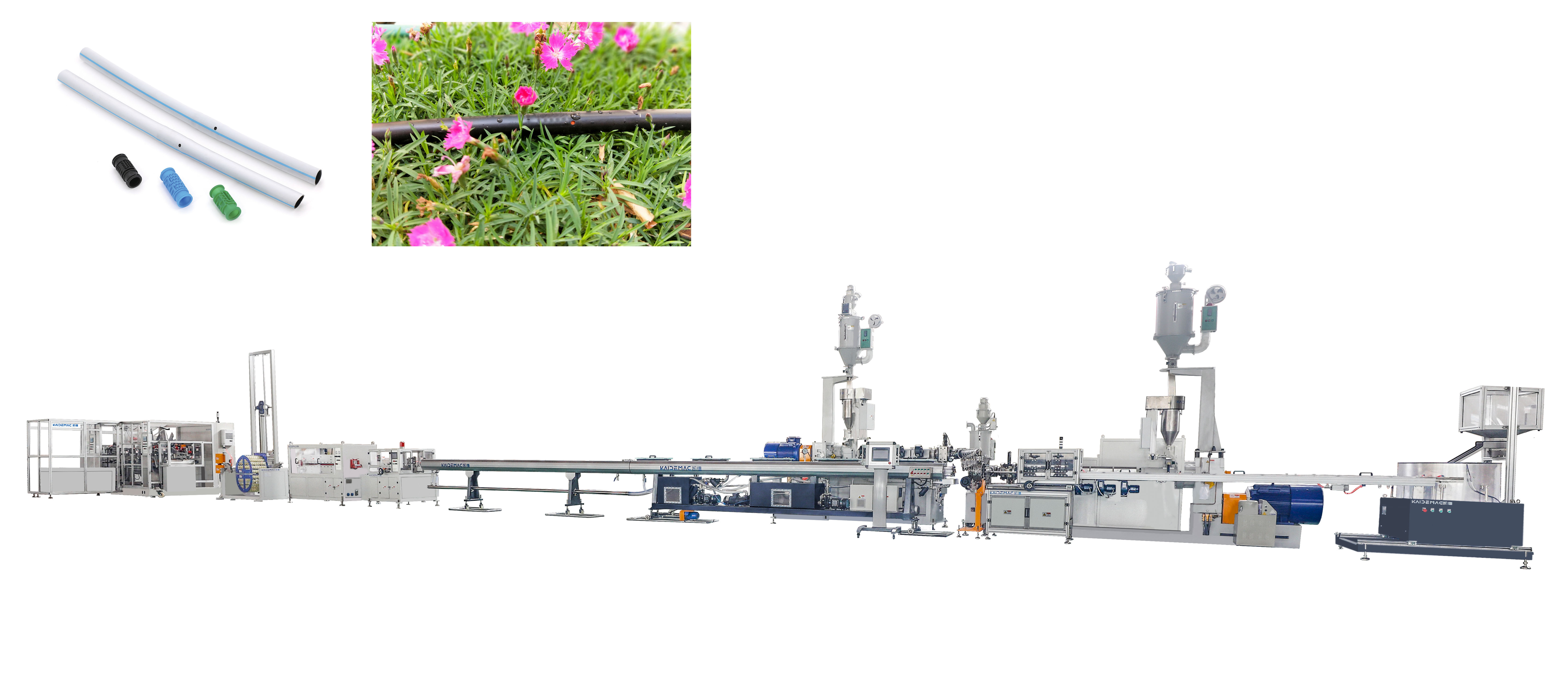 Round Drip Irrigation Pipe Production Line