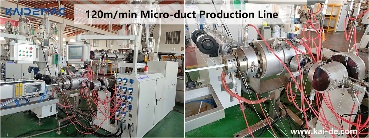 High speed micro-duct Production Line