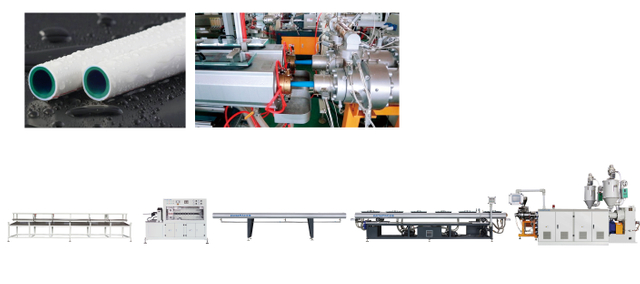 High Speed Two-Cavity PPR Pipe Production Line|70m/min PPR Pipe Machine