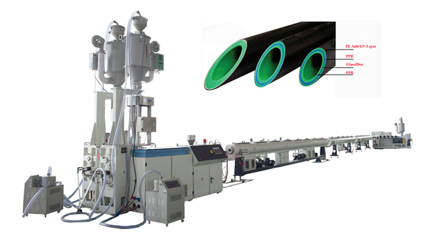 Anti-UV Four Layers Glassfiber PPR Pipe Production Line|PPR Pipe Making Machine