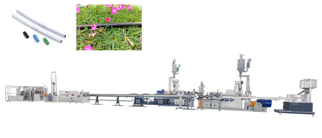 Round Drip Irrigation Pipe Production Line|Drip Irrigation Pipe Extrusion Line