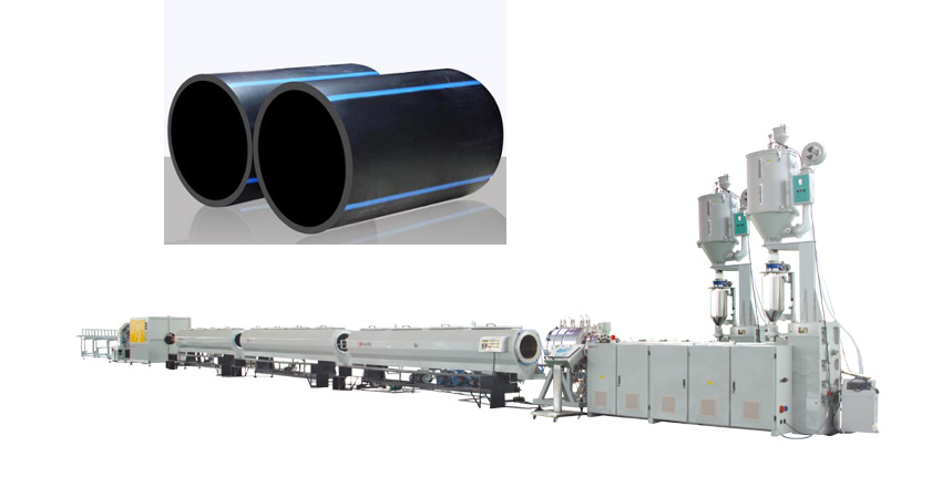 multi-layer HDPE pipe production line